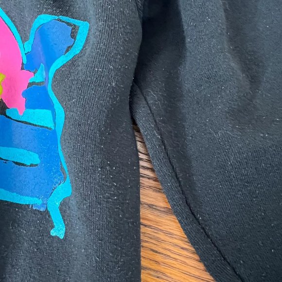 Vintage 90s Ken Done Australia Art Print 'Flying Fish' Sweatshirt - L - Picture 6 of 7